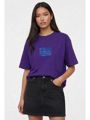 Lorvex T-Shirt Oversize Unisex %100 Pamuk Baskılı Rahat Kalıp Premium Tişört