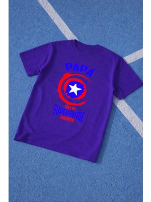 Lorvex Baba Tişört Babalar Günü Oversize %100 Pamuk Baskılı Erkek T-Shirt Rahat Kalıp