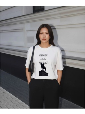 Lorvex Baskılı Türklük Temalı Çocuk-Yetişkin Pamuklu Tshirt Tişört