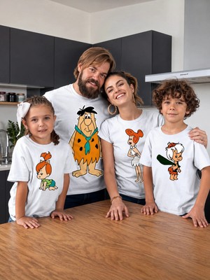 Lorvex Aile Kombin Tişört Oversize %100 Pamuk Baskılı Anne Baba Çocuk Family T-Shirt (Kombin Için Ayrı Ayrı Sipariş Verilmelidir)
