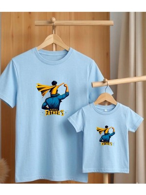Lorvex Babalar Günü Konsept-Baba Çocuk Kombin Tişört Oversize %100 Pamuk T-Shirt (Kombin Için 2’li Sipariş Verilmelidir)