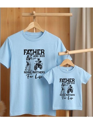 Lorvex Babalar Günü Konsept-Baba Çocuk Kombin Tişört Oversize %100 Pamuk T-Shirt (Kombin Için 2’li Sipariş Verilmelidir)