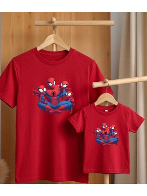 Lorvex Babalar Günü Konsept-Baba Çocuk Kombin Tişört Oversize %100 Pamuk T-Shirt (Kombin Için 2’li Sipariş Verilmelidir)