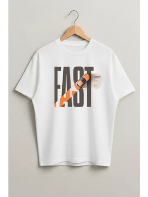 Lorvex Dijital Baskılı Oversize Yetişkin %100 Pamuklu Kaliteli Tshirt Tişört