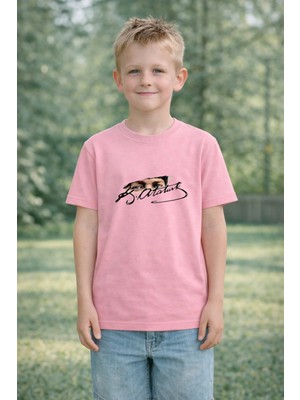 Lorvex 23 Nisan Çocuk Tişört Unısex (Kız-Erkek) %100 Pamuk Baskılı Rahat Kalıp Günlük Bayram T-Shirt