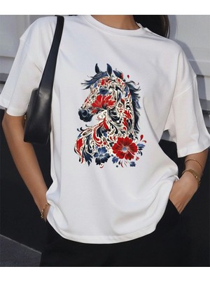 Lorvex Baskılı Türklük Temalı Çocuk-Yetişkin Pamuklu Tshirt Tişört