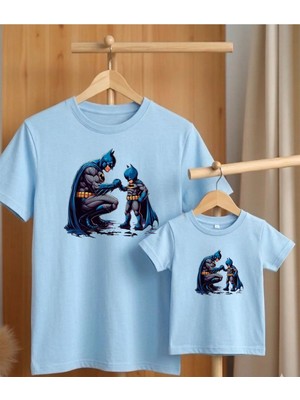 Lorvex Babalar Günü Konsept-Baba Oğul Kombin Tişört Oversize %100 Pamuk T-Shirt (Kombin Için 2’li Sipariş Verilmelidir)