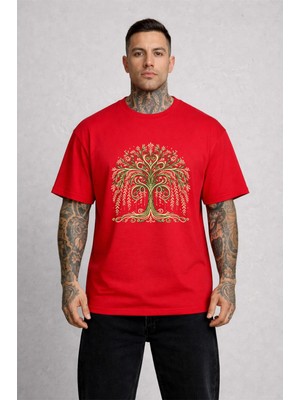 Lorvex Baskılı Türklük Temalı Çocuk-Yetişkin Pamuklu Tshirt Tişört