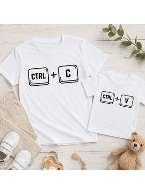 Lorvex Babalar Günü Baba Çocuk Kombin Oversize Tişört %100 Pamuk Baskılı T-Shirt (Kombin Için 2 Adet Sipariş Verilmelidir)