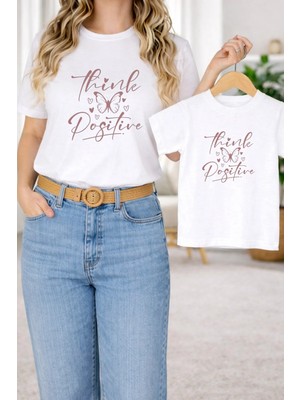 Lorvex Tişört Anne Kız Çocuk Kombin Oversize – Anne & Çocuk Twin Baskılı T-Shirt