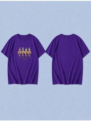 Lorvex Needs More Cowgirl Baskılı %100 Pamuk Oversize Unisex Tişört Rahat Kesim T-Shirt