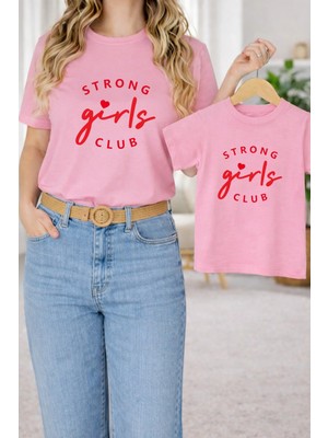 Lorvex Tişört Anne Kız Çocuk Kombin Oversize – Anne & Çocuk Twin Baskılı T-Shirt