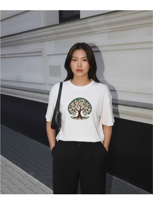 Lorvex Baskılı Türklük Temalı Çocuk-Yetişkin Pamuklu Tshirt Tişört