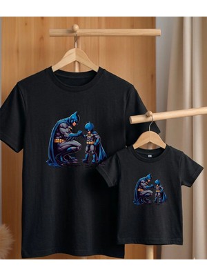Lorvex Babalar Günü Konsept-Baba Oğul Kombin Tişört Oversize %100 Pamuk T-Shirt (Kombin Için 2’li Sipariş Verilmelidir)