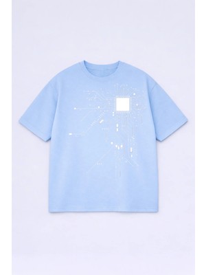 Lorvex T-Shirt Oversize Unisex %100 Pamuk Baskılı Rahat Kalıp Şık Premium Tişört
