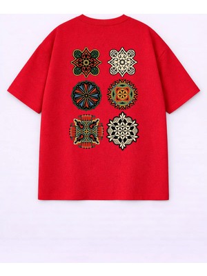 Lorvex T-Shirt Oversize Unisex %100 Pamuk Baskılı Rahat Kalıp Şık Premium Tişört