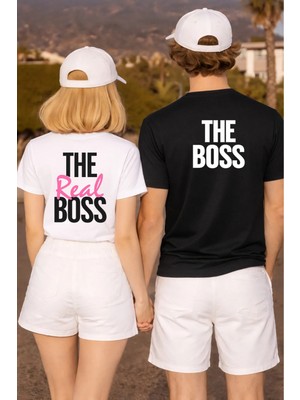 Lorvex Tişört Sevgililer Günü (Valentine’s Day) 14 Şubat Çift Kombin Tshirt 2’li Gerçek Patron Baskı