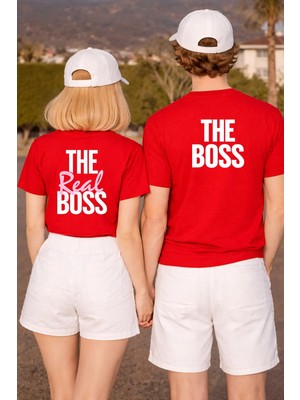 Lorvex Tişört Sevgililer Günü (Valentine’s Day) 14 Şubat Çift Kombin Tshirt 2’li Gerçek Patron Baskı