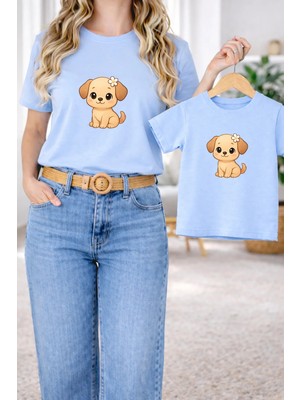 Lorvex Tişört Anne Kız Çocuk Kombin Oversize – Anne & Çocuk Twin Baskılı T-Shirt