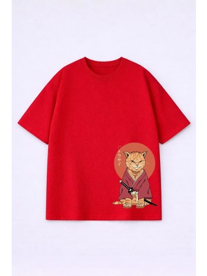 Lorvex T-Shirt Oversize Unisex %100 Pamuk Baskılı Rahat Kalıp Şık Premium Tişört