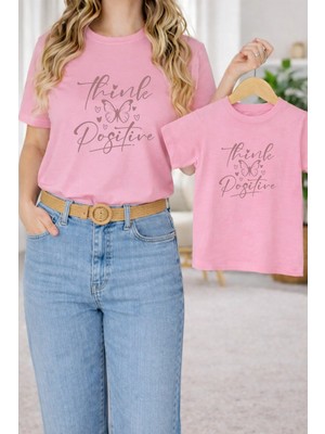 Lorvex Tişört Anne Kız Çocuk Kombin Oversize – Anne & Çocuk Twin Baskılı T-Shirt