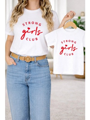 Lorvex Tişört Anne Kız Çocuk Kombin Oversize – Anne & Çocuk Twin Baskılı T-Shirt