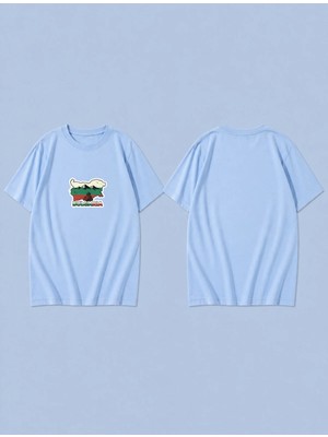Lorvex T-Shirt Oversize Unisex %100 Pamuk Baskılı Rahat Kalıp Premium Tişört