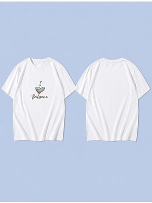 Lorvex T-Shirt Oversize Unisex %100 Pamuk Baskılı Rahat Kalıp Premium Tişört