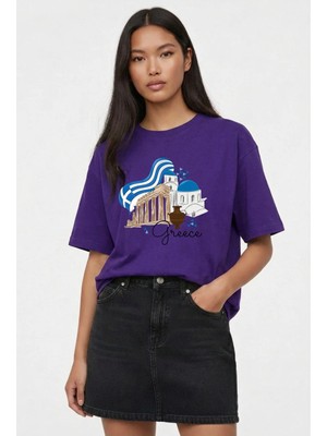 Lorvex T-Shirt Oversize Unisex %100 Pamuk Baskılı Rahat Kalıp Premium Tişört
