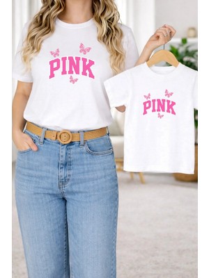 Lorvex Tişört Anne Kız Çocuk Kombin Oversize – Anne & Çocuk Twin Baskılı T-Shirt