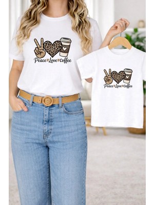 Lorvex Tişört Anne Kız Çocuk Kombin Oversize – Anne & Çocuk Twin Baskılı T-Shirt