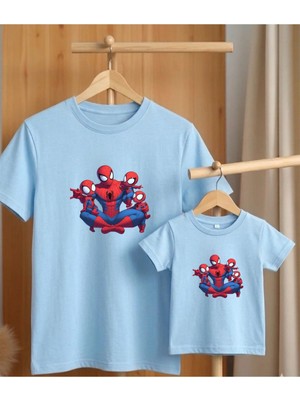 Lorvex Babalar Günü Konsept-Baba Çocuk Kombin Tişört Oversize %100 Pamuk T-Shirt (Kombin Için 2’li Sipariş Verilmelidir)