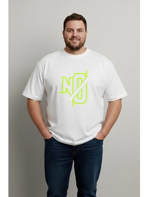 Lorvex T-Shirt Rahat Kalıp Büyük Beden Unisex Tişört 5xl | Pamuklu No Paın No Gaın Baskılı