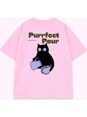 Lorvex Oversize Unisex T-Shirt %100 Pamuk Baskılı Tişört Rahat Kalıp