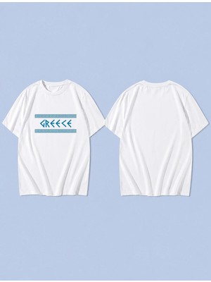 Lorvex T-Shirt Oversize Unisex %100 Pamuk Baskılı Rahat Kalıp Premium Tişört