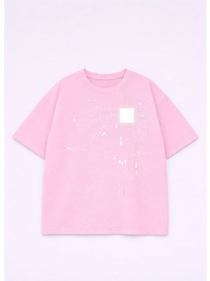 Lorvex T-Shirt Oversize Unisex %100 Pamuk Baskılı Rahat Kalıp Şık Premium Tişört