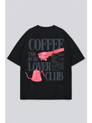 Lorvex T-Shirt Oversize Unısex %100 Pamuklu Rahat Kalıp Baskılı Tişört