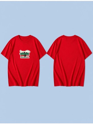 Lorvex T-Shirt Oversize Unisex %100 Pamuk Baskılı Rahat Kalıp Premium Tişört
