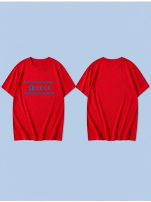 Lorvex T-Shirt Oversize Unisex %100 Pamuk Baskılı Rahat Kalıp Premium Tişört