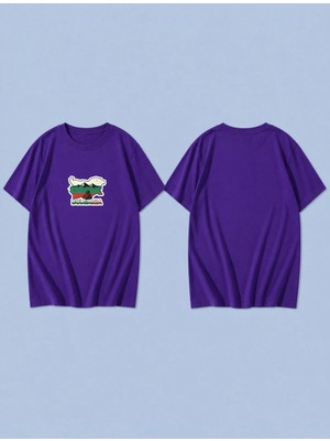 Lorvex T-Shirt Oversize Unisex %100 Pamuk Baskılı Rahat Kalıp Premium Tişört