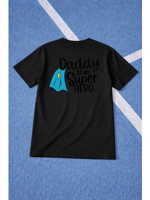 Lorvex Baba Tişört Babalar Günü Oversize %100 Pamuk Baskılı Erkek T-Shirt Rahat Kalıp