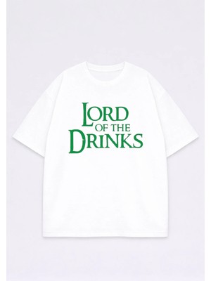 Lorvex Unisex Oversize Tişört %100 Pamuklu Baskılı T-Shirt Rahat Kalıp Günlük Şık Kombin