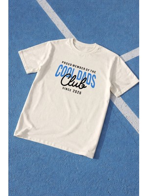 Lorvex Baba Tişört Babalar Günü Oversize %100 Pamuk Baskılı Erkek T-Shirt Rahat Kalıp
