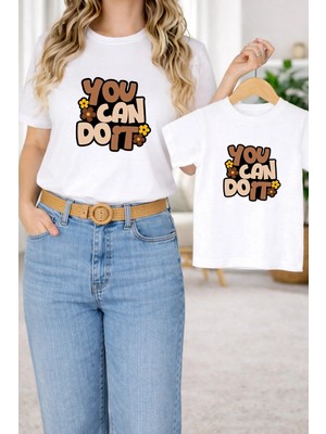 Lorvex Tişört Anne Kız Çocuk Kombin Oversize – Anne & Çocuk Twin Baskılı T-Shirt