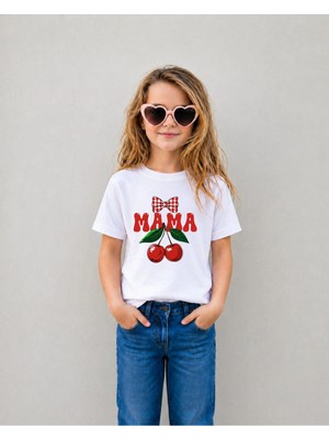 Lorvex Kız Çocuk Tişört %100 Pamuklu Baskılı Rahat Kalıp Yazlık T-Shirt