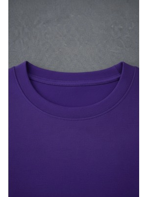 Lorvex Tayt-T-Shirt Takım Anne Kız Kombin %100 Pamuk Esnek Rahat Günlük Spor Kombin