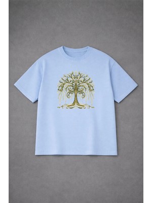 Lorvex Baskılı Türklük Temalı Çocuk-Yetişkin Pamuklu Tshirt Tişört