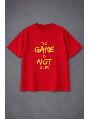 Lorvex Oversize T-Shirt Rahat Kalıp Game Is Not Baskılı