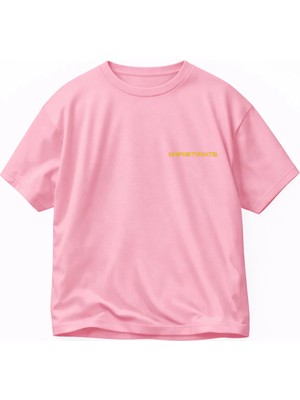 Lorvex T-Shirt Oversize %100 Pamuklu Rahat Kalıp Unfortunate Baskılı Premium