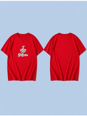 Lorvex T-Shirt Oversize Unisex %100 Pamuk Baskılı Rahat Kalıp Premium Tişört